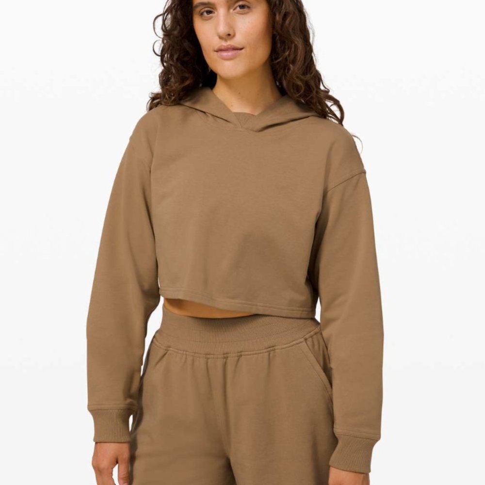 Lululemon LA All Yours Cropped Hoodie in Frontier